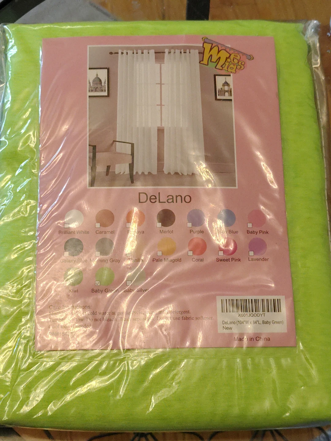 M&S De Lano Sheer Curtains 60 x 84 (2 Panels) - photo 2