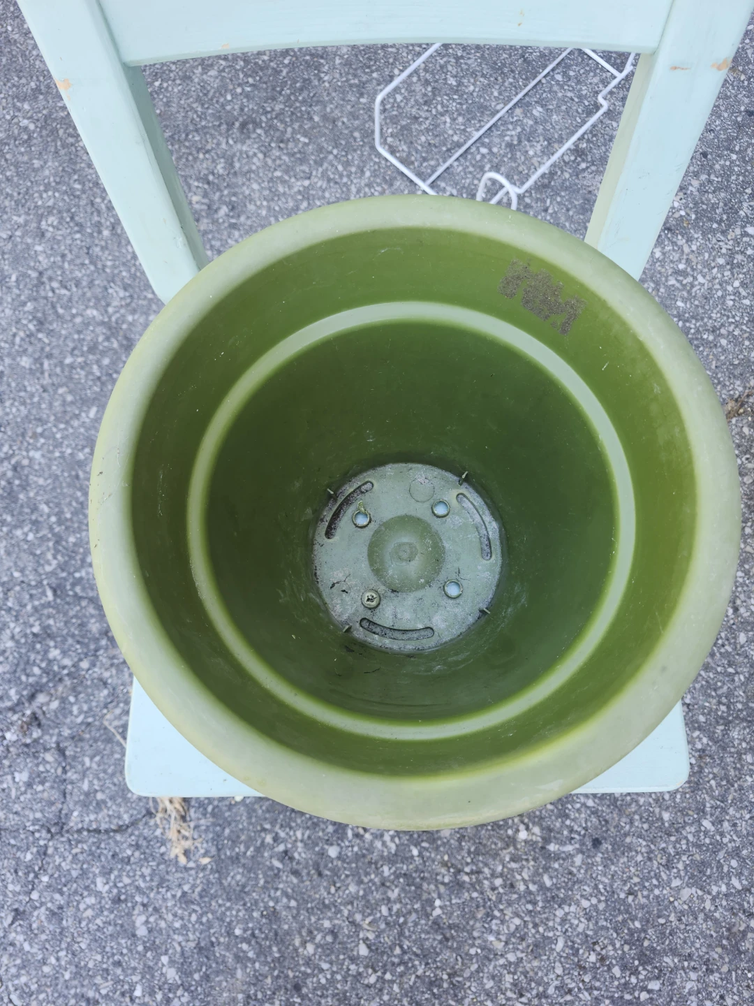 Green Plastic Plant Pot