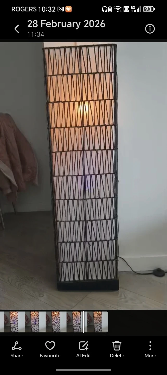 Modern Decorative Floor Lamp – Excellent Condition - photo 2