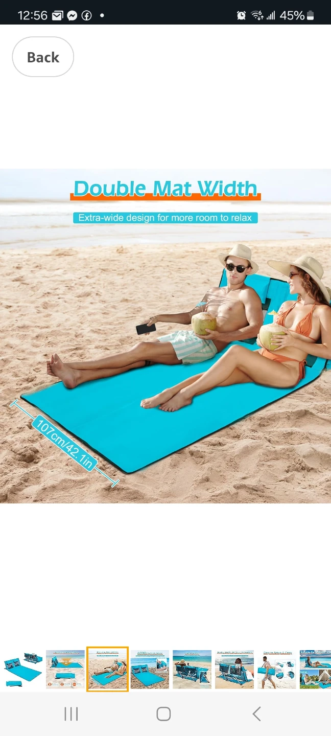 Double seat Beach  chair brand new - photo 3