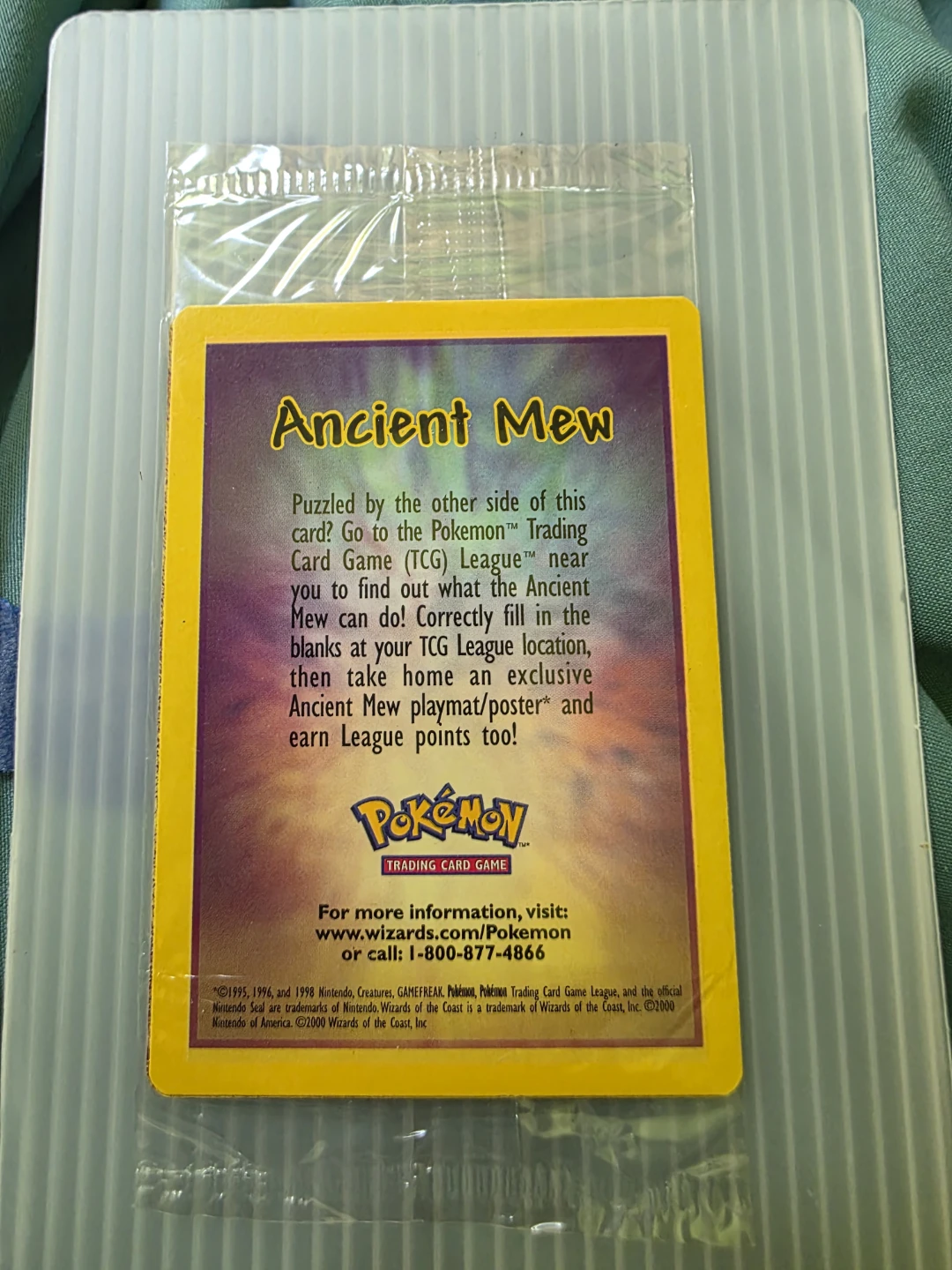 Pokemon Ancient Mew Card - photo 2