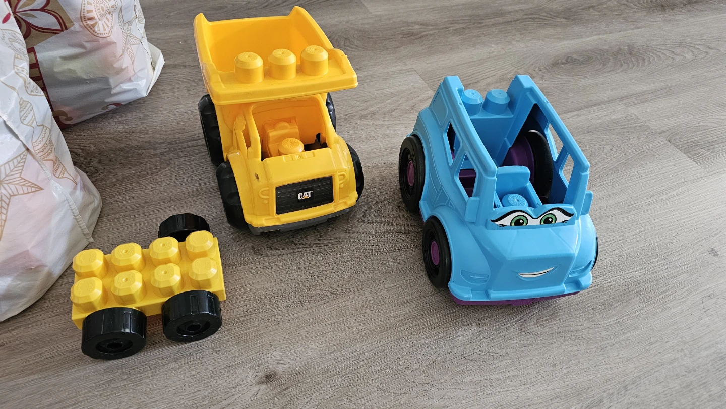 Legos & Wooden and Plastic Toy Vehicles