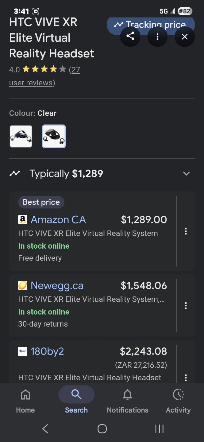 HTC Vive XR Elite Virtual Reality Headset - photo 2
