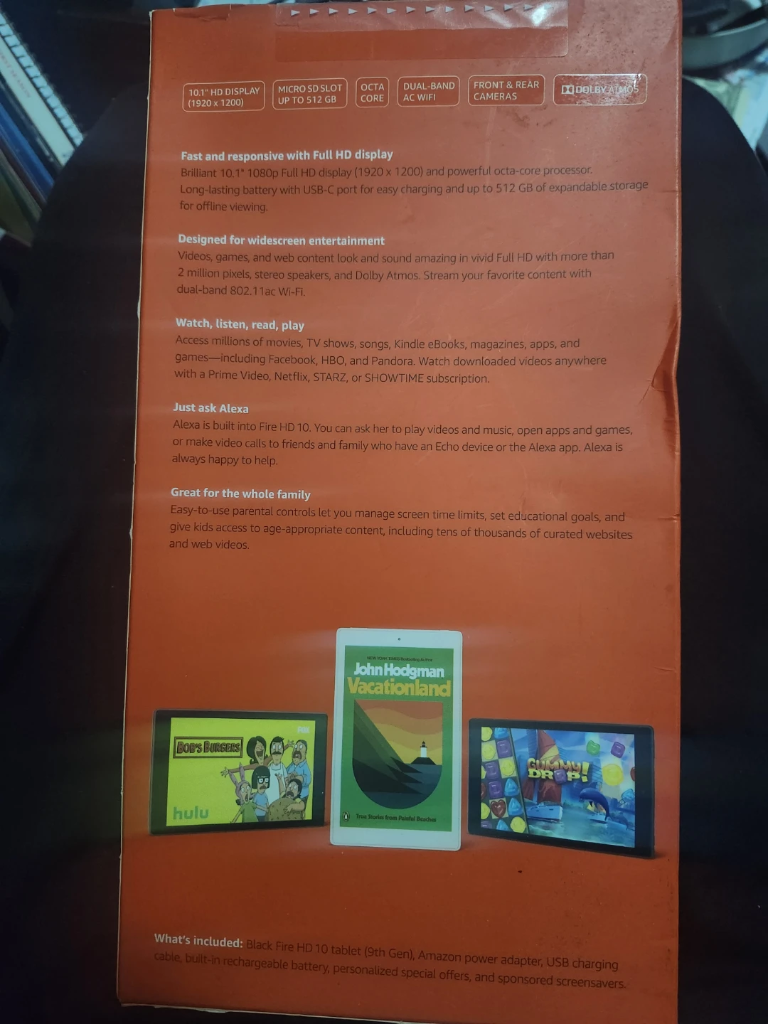 Amazon Fire HD 10 Tablet (9th Gen) - 10.1" - 32GB - Black - photo 2
