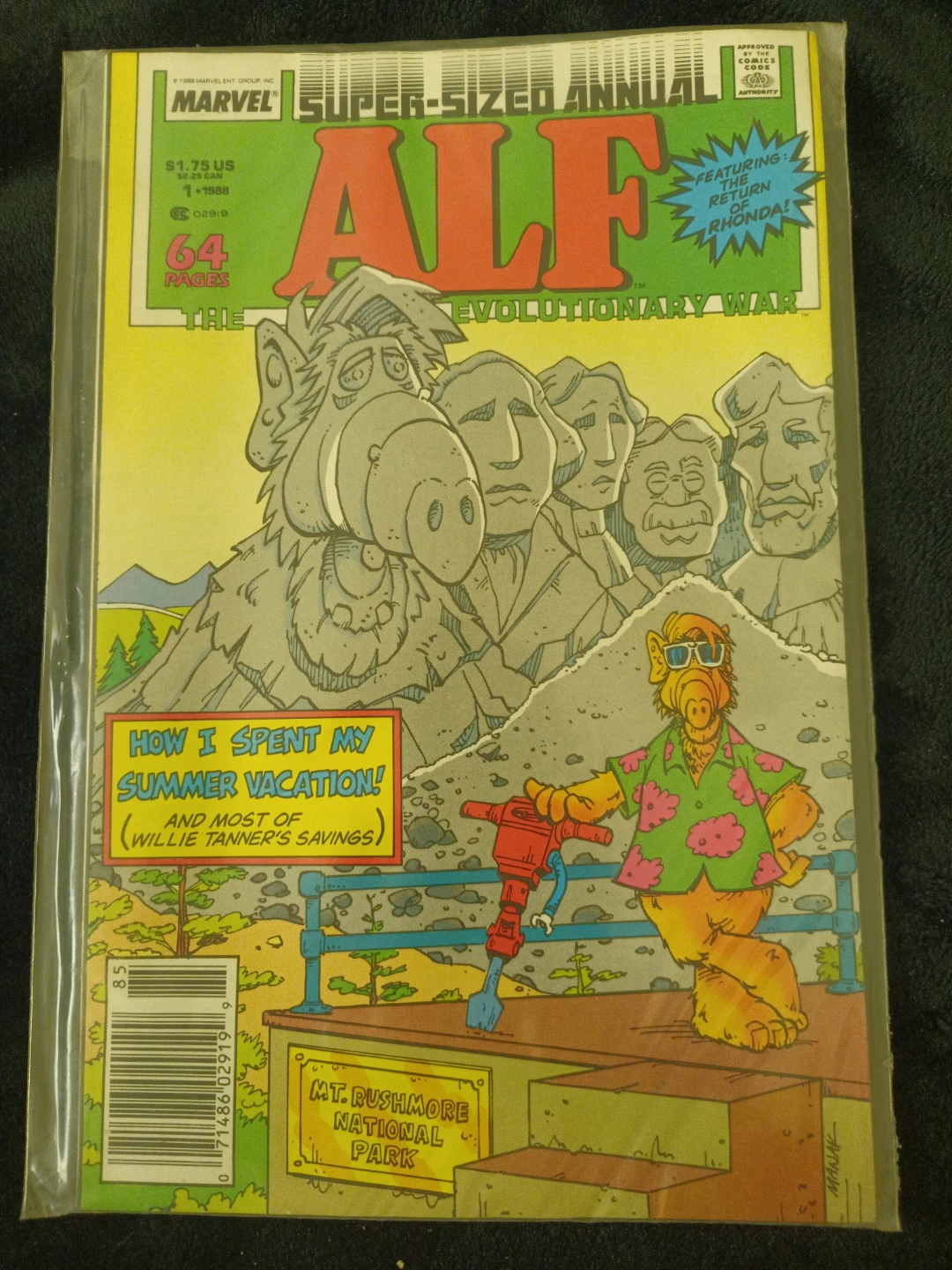 Marvel ALF Super-Sized Annual The Evolutionary War Comic