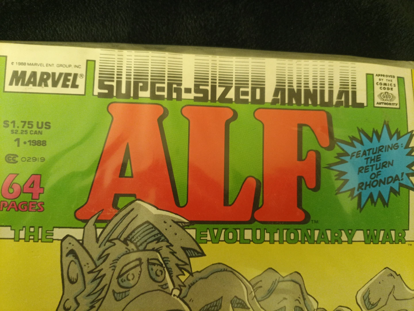 Marvel ALF Super-Sized Annual The Evolutionary War Comic - photo 3