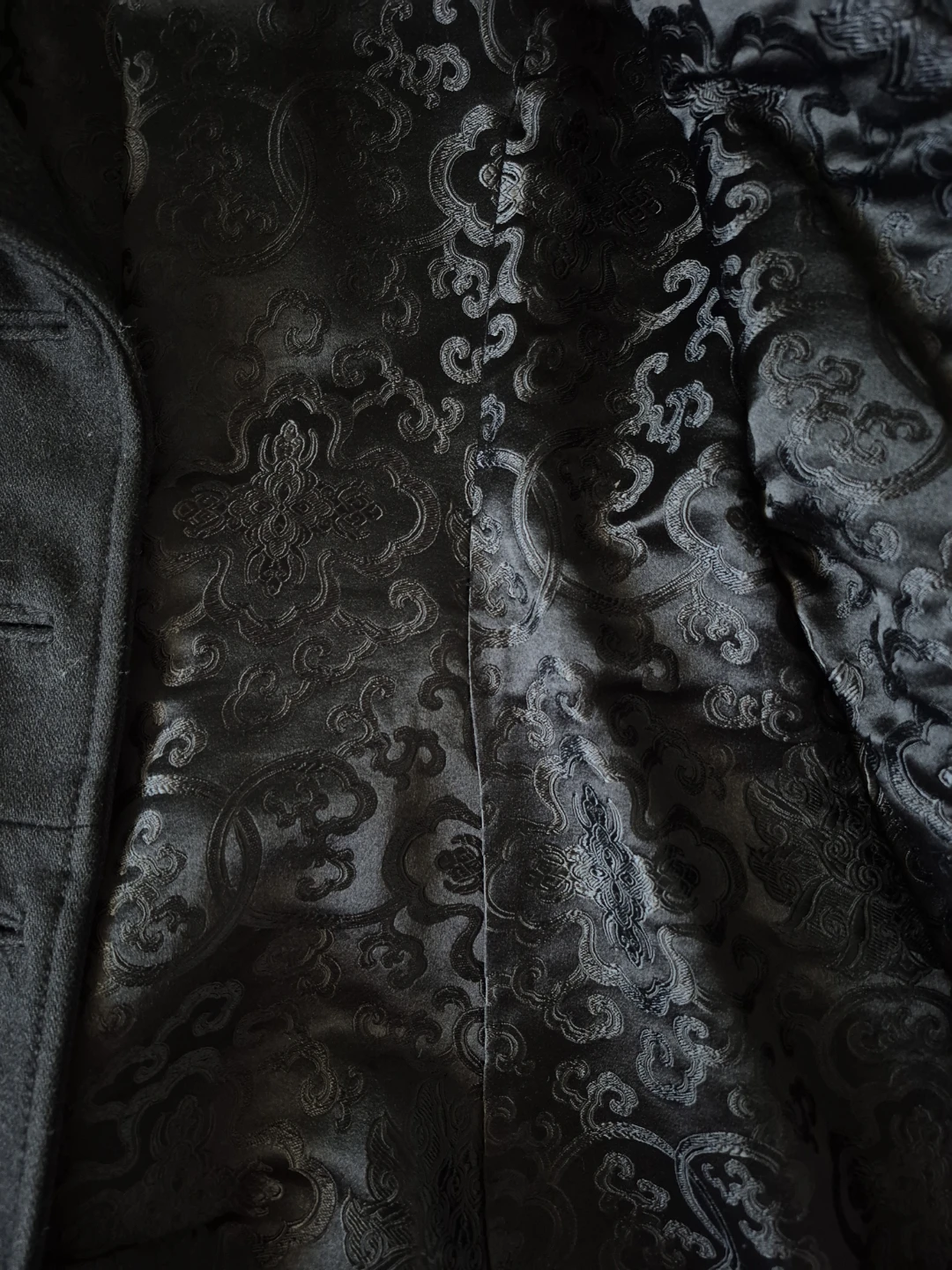 Black Wool Blend Belted Coat - photo 3