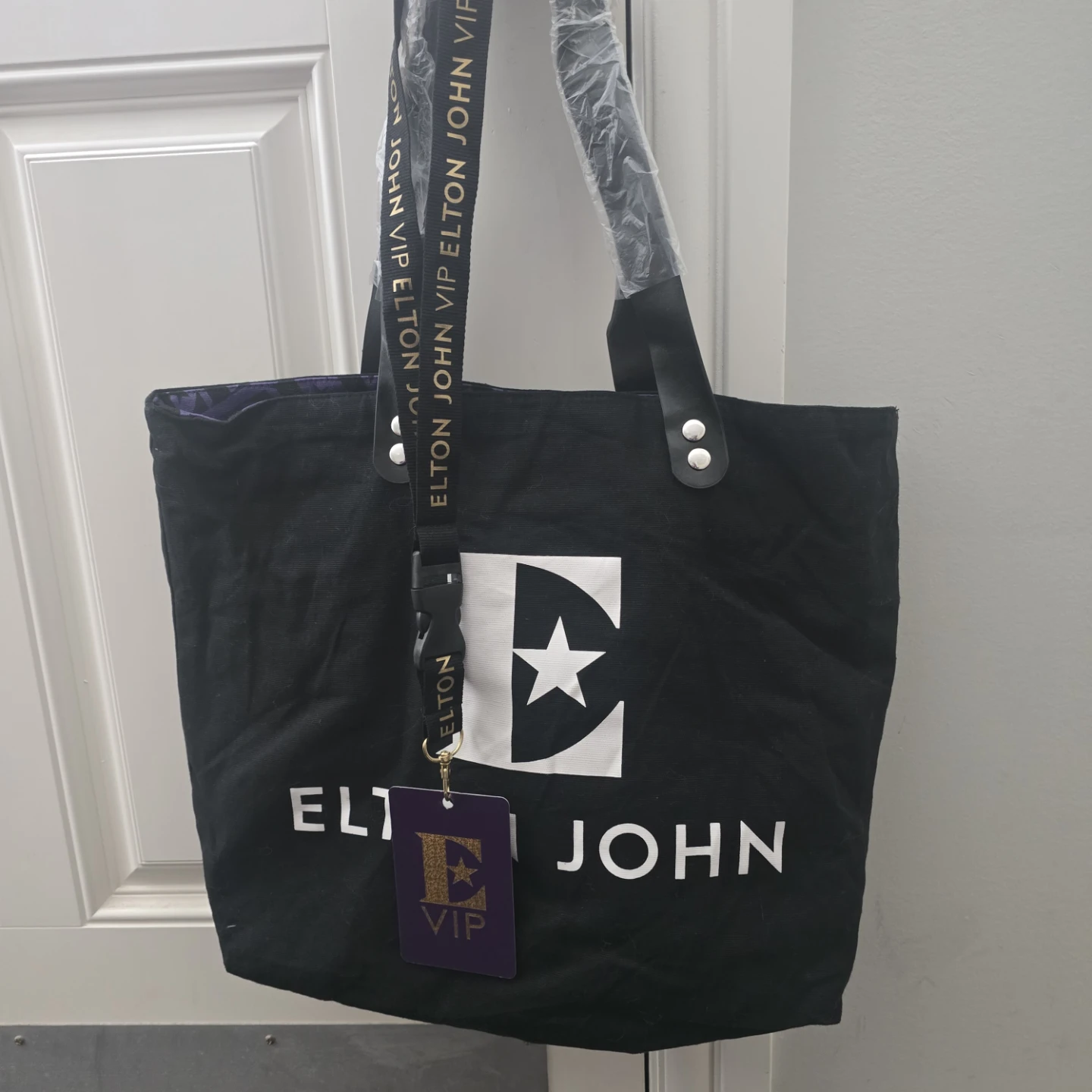 Elton John VIP Tote Bag and Lanyard