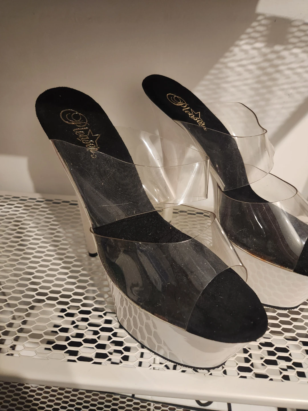 Size 12 Pleaser Stiletto Platform Heels - photo 2