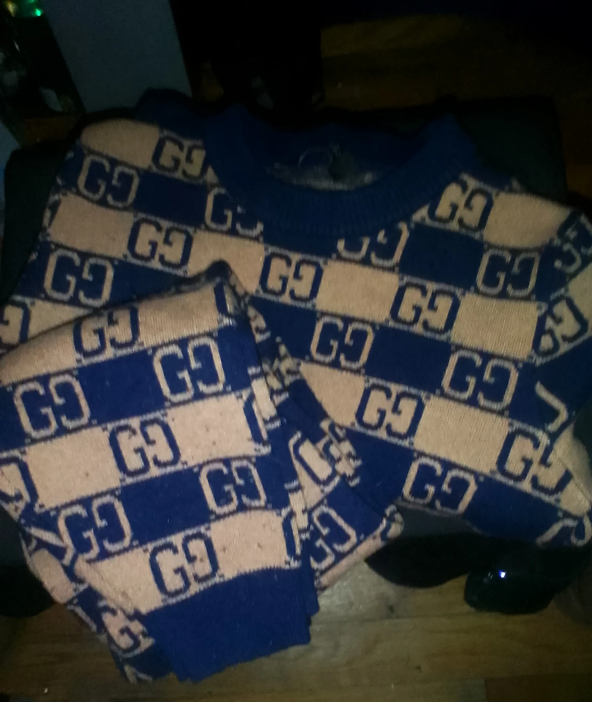 Gucci GG Monogram Sweater set