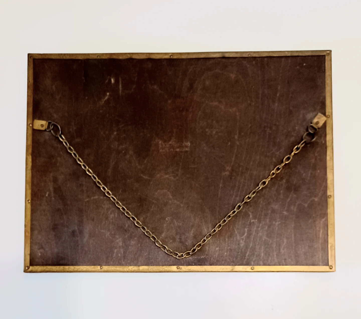 Unique Antique Peerage Brass Wall Plaque - photo 2