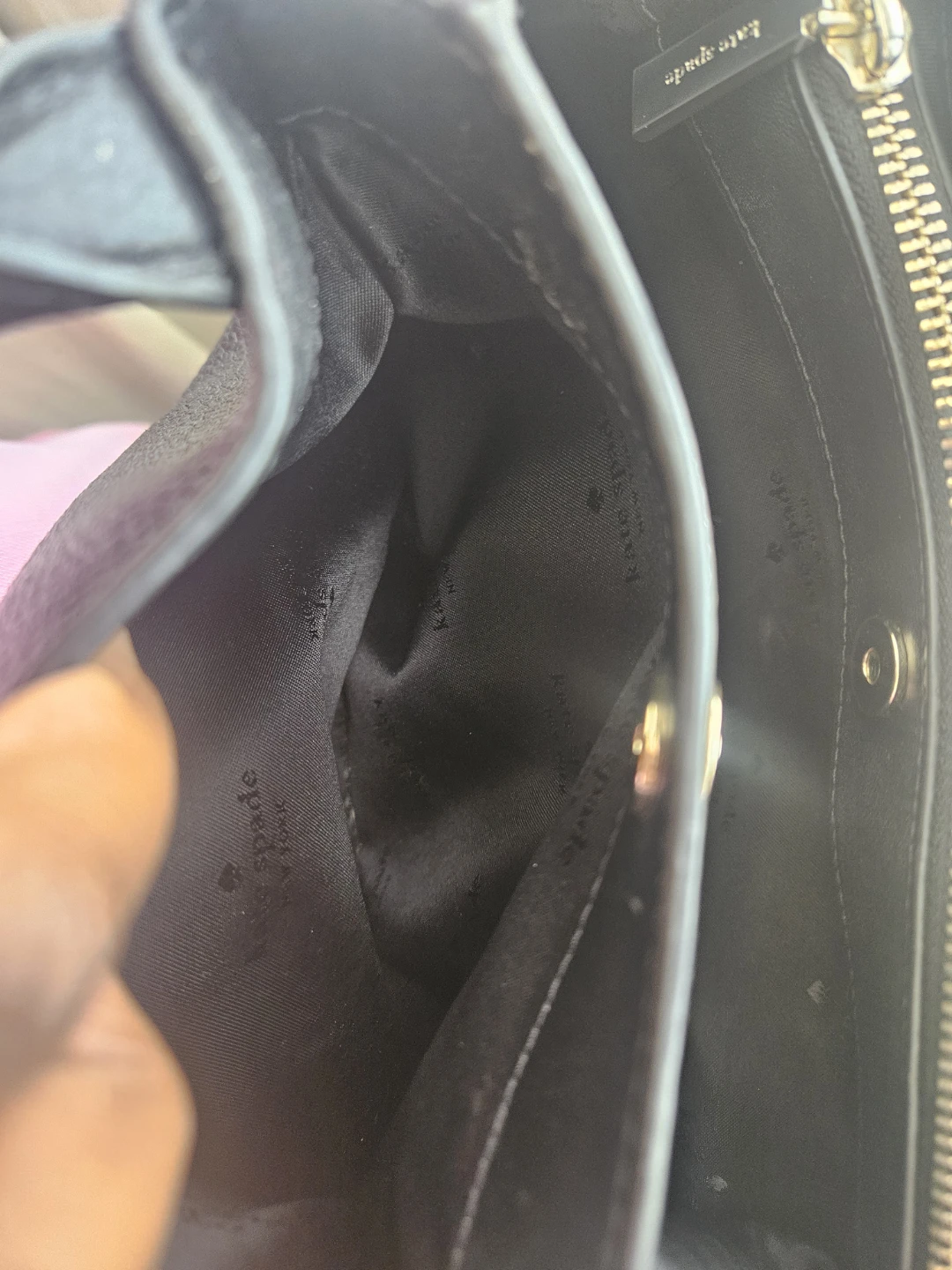 Kate Spade New York Black Leather Satchel Handbag - photo 5