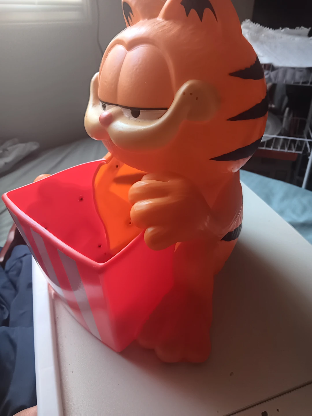 Vintage Garfield "snack time" holder - photo 2