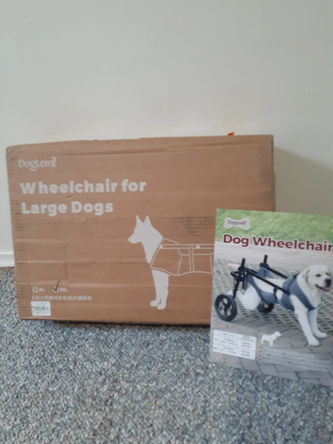 Dogtem Wheelchair for Large Dogs