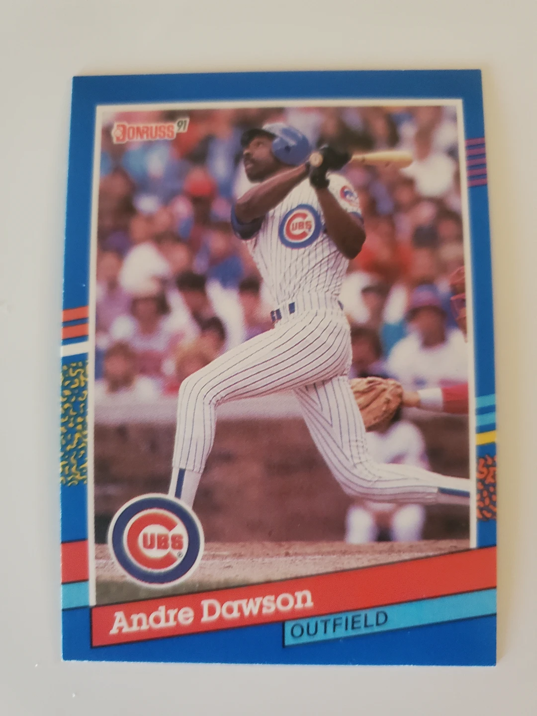 1991 Donruss Andre Dawson Chicago Cubs Baseball Card