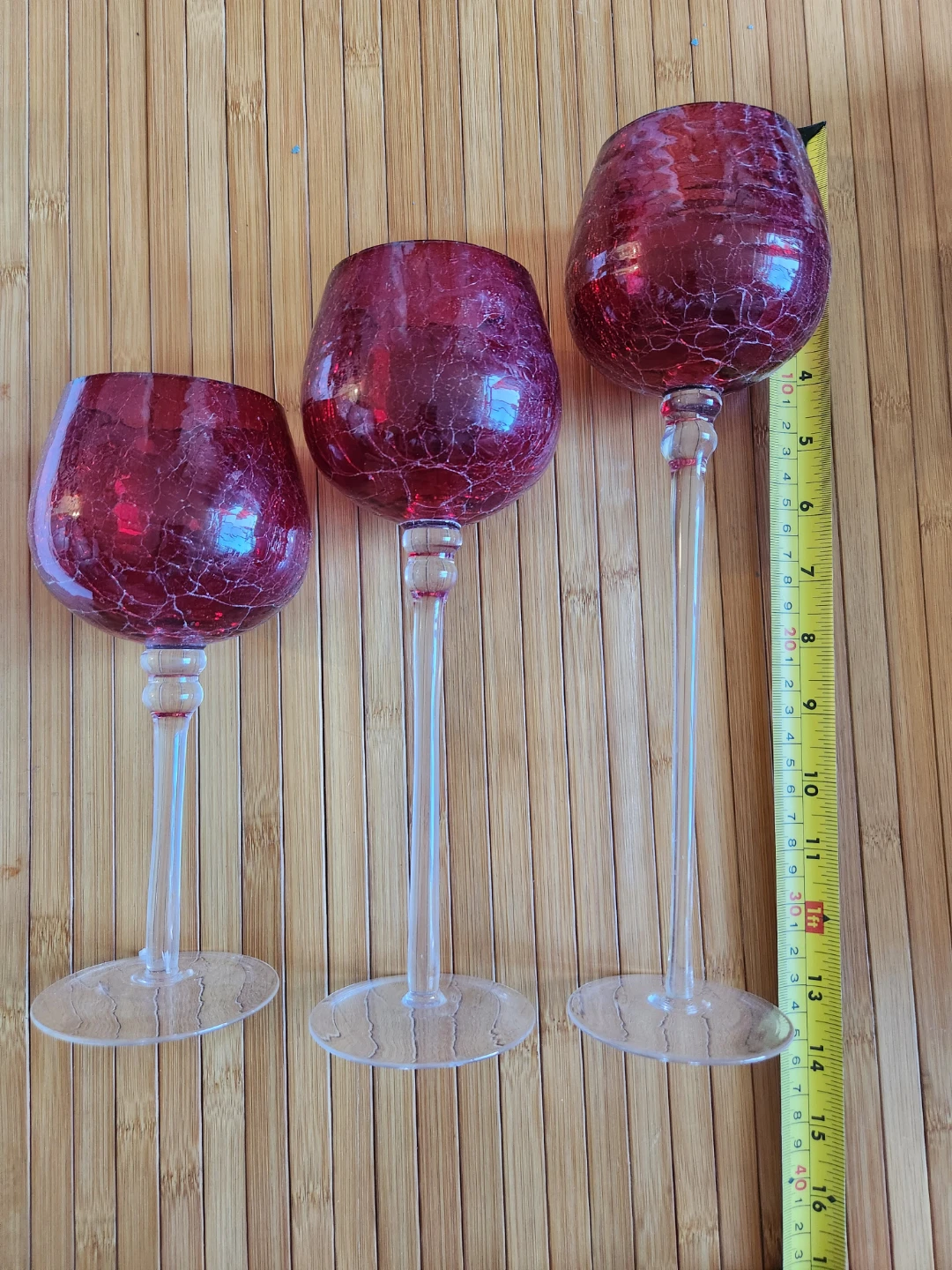 HomeStuff Illume Glass Stem Candle Holder Set - photo 3