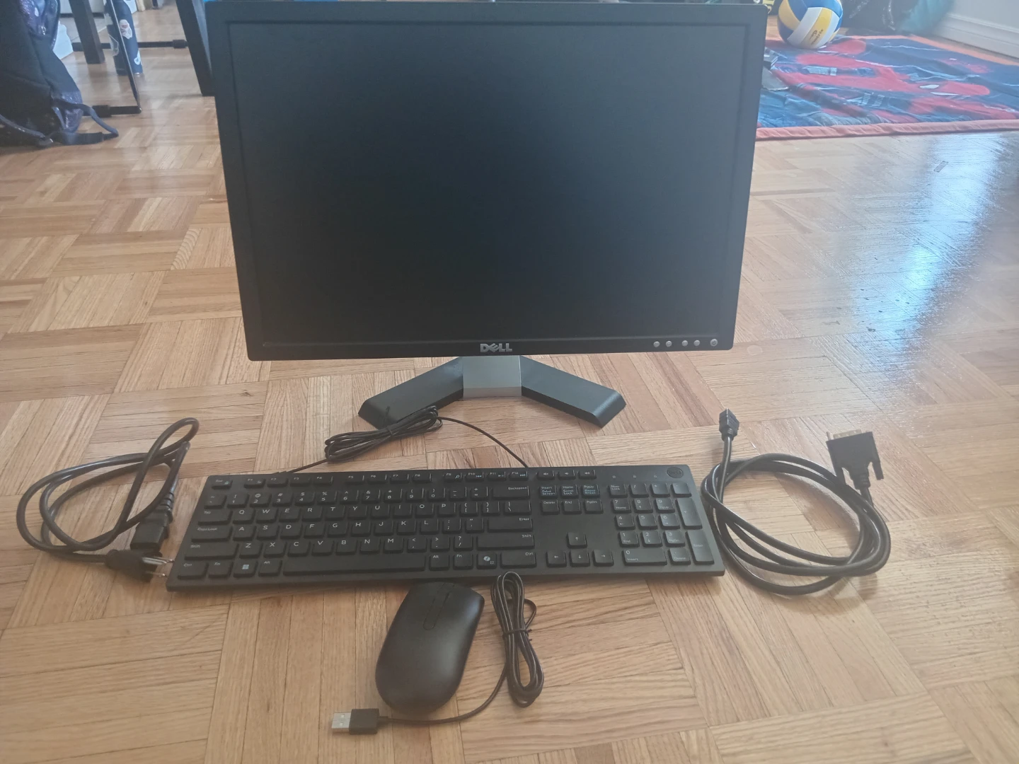 Dell E207WFP 20" Widescreen LCD Monitor with Keyboard and Mouse - photo 3