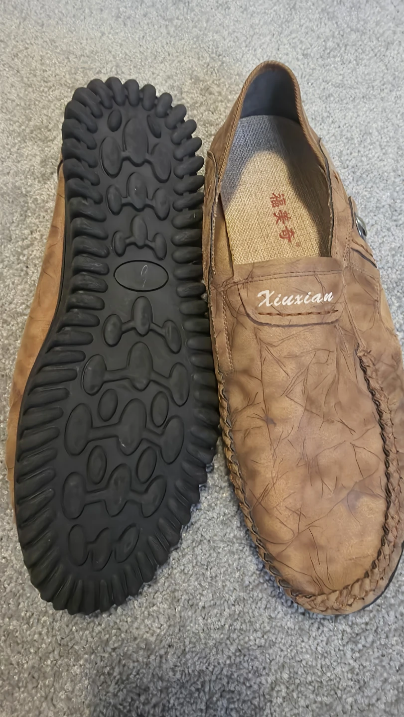 Xiuxian Brown Leather Loafers - photo 4