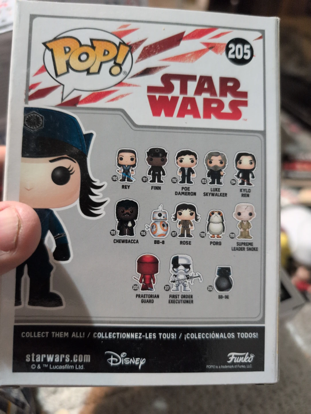 Funko Pop! Star Wars Rose #205 Vinyl Bobble-Head - photo 2