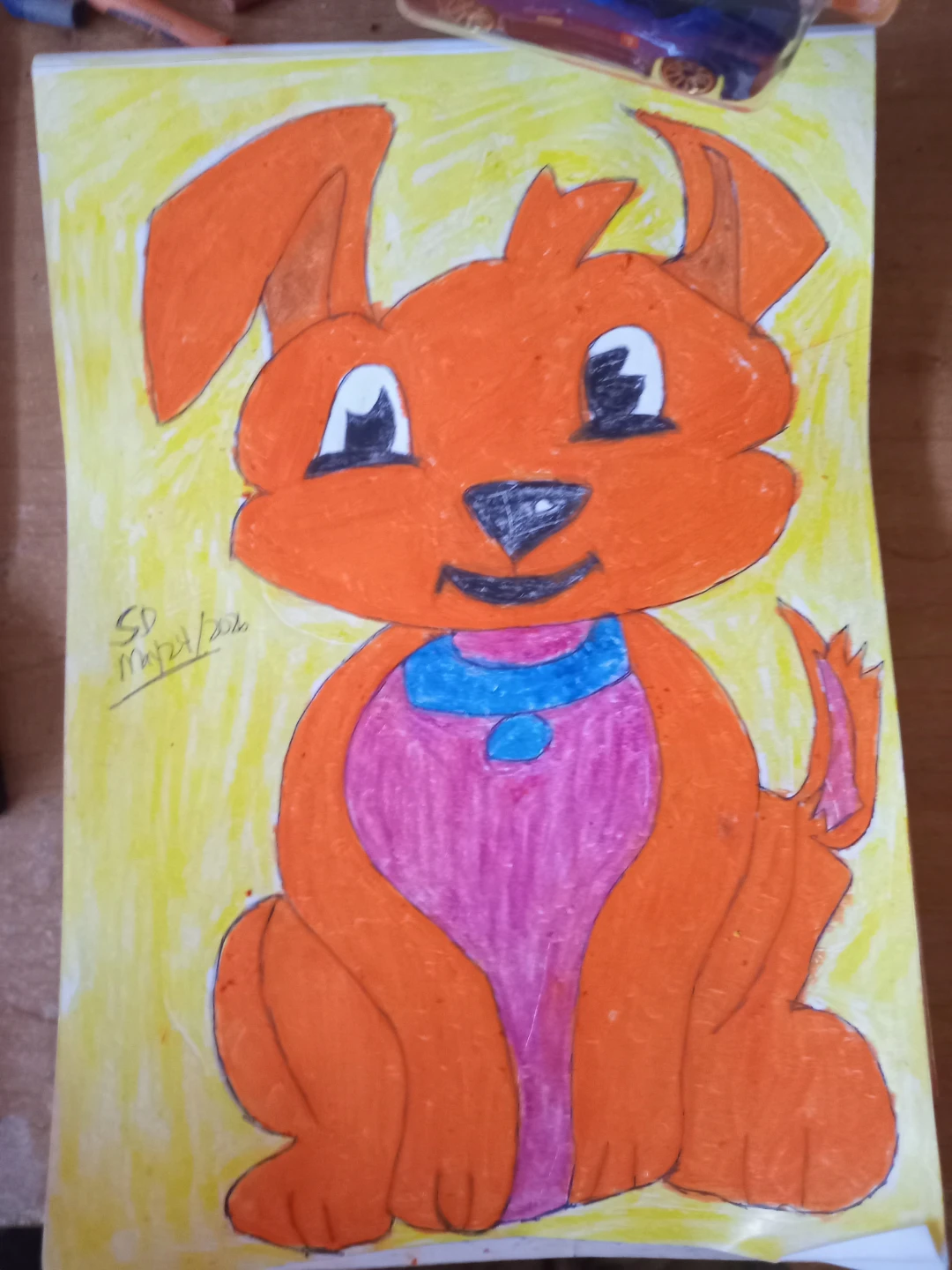 DOG WITH YELLOW BACKGROUND CARTOONBY SHERWIN - photo 5