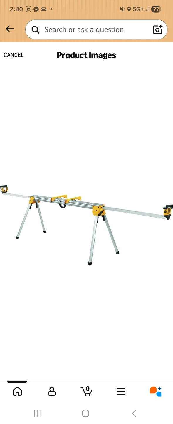 DEWALT Miter Saw Stand, Heavy Duty, Aluminum (DWX723) $250 - photo 2