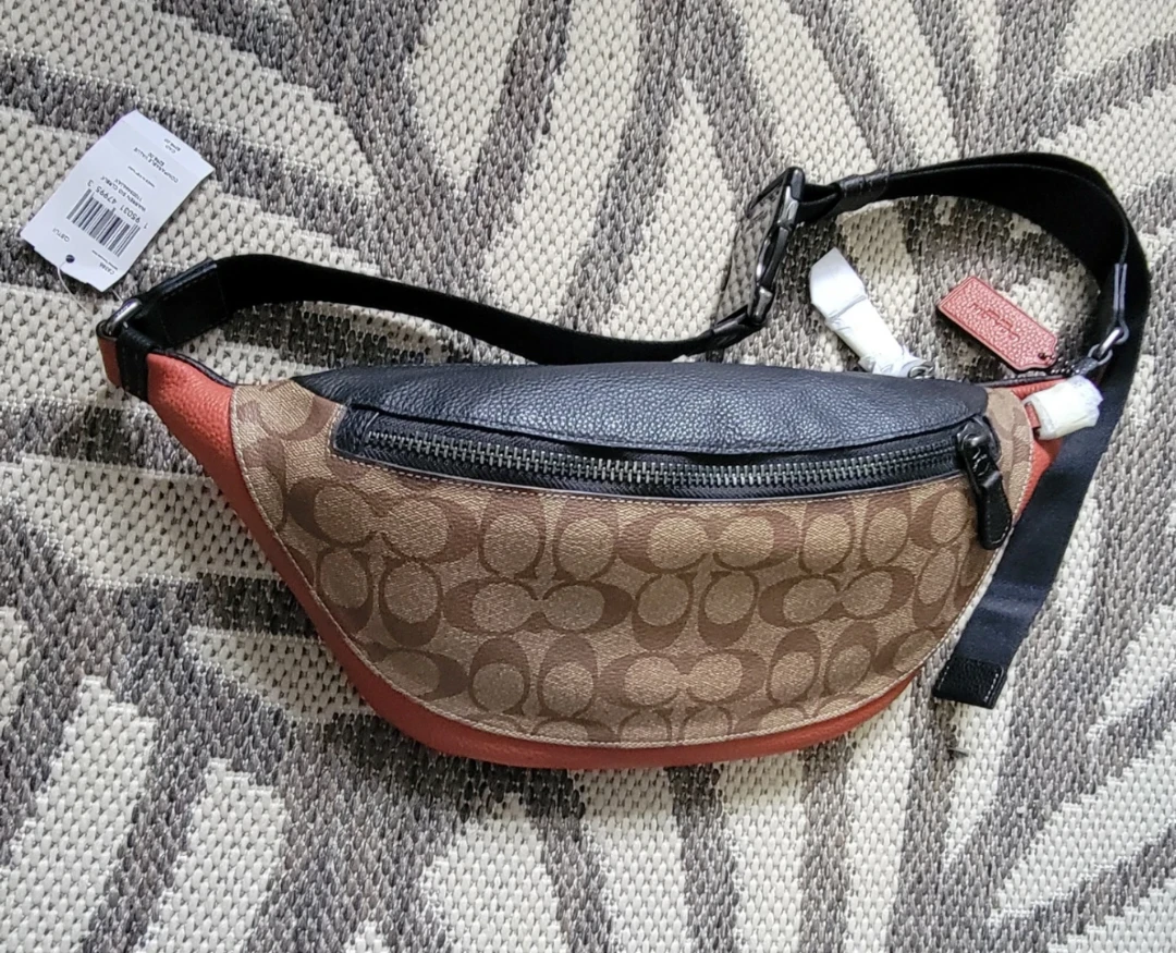 Coach Belt Bag with Signature Print