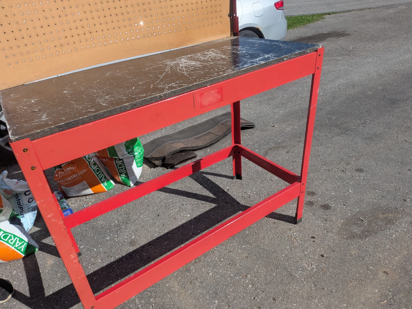 Workbench with Pegboard Back - photo 3