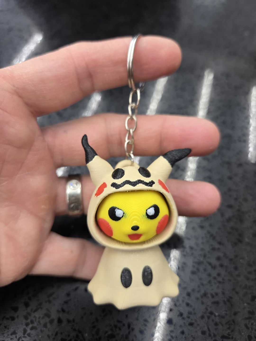 Pokemon Keychains - Squirtle, Eevee, Mimikyu, Pokeball