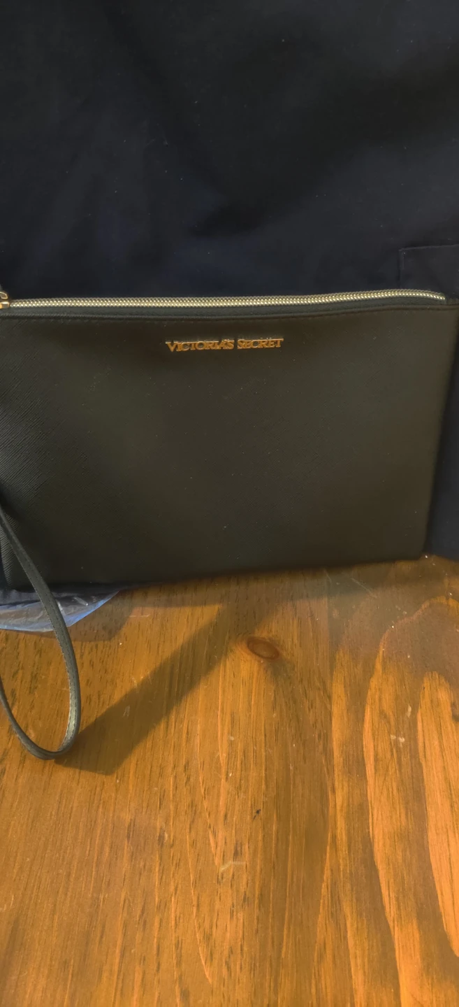 Victoria's Secret Black Wristlet Clutch