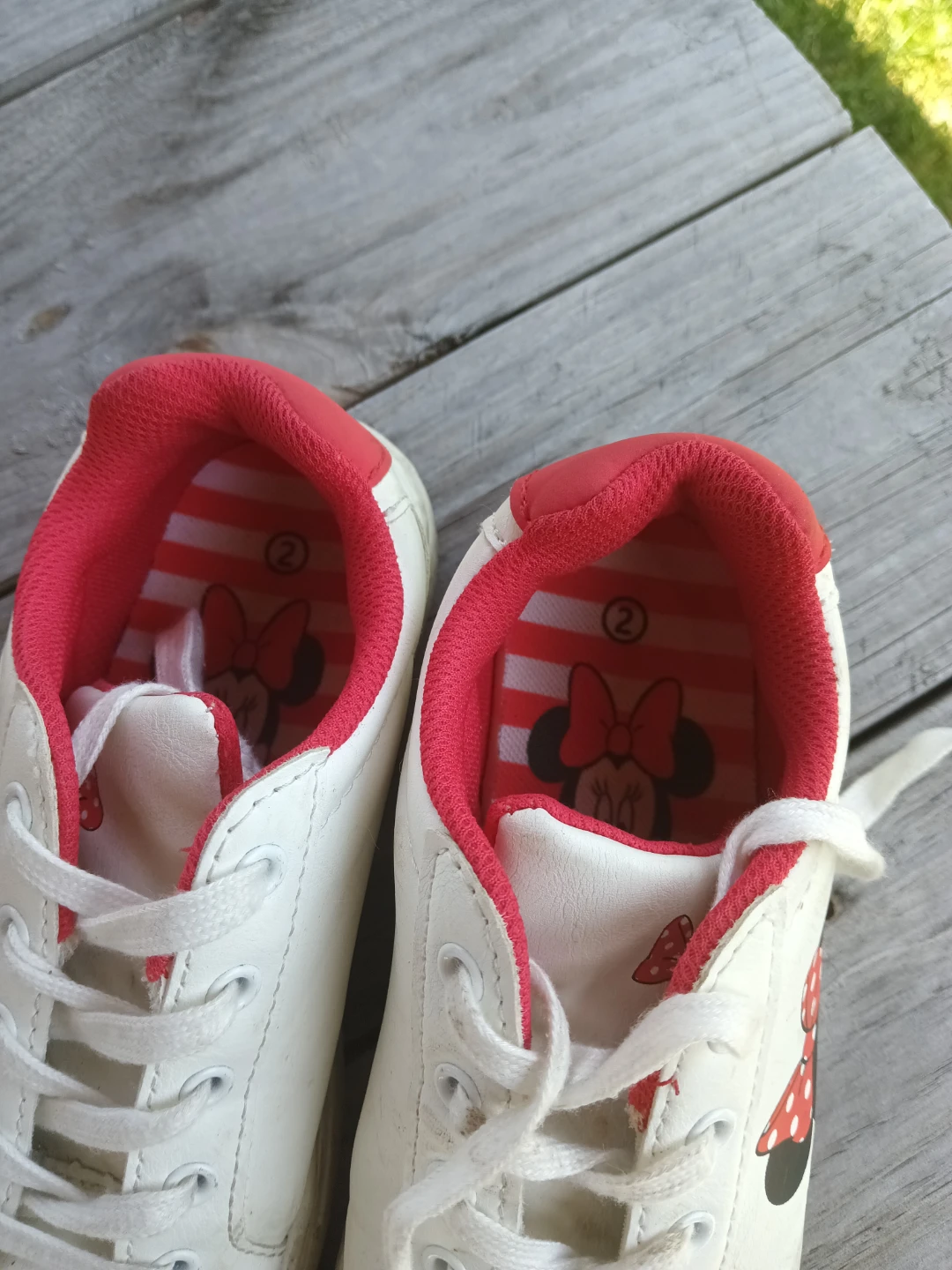 Kids' Size 2 Sneakers - L&D Leopard & Minnie Mouse - photo 2