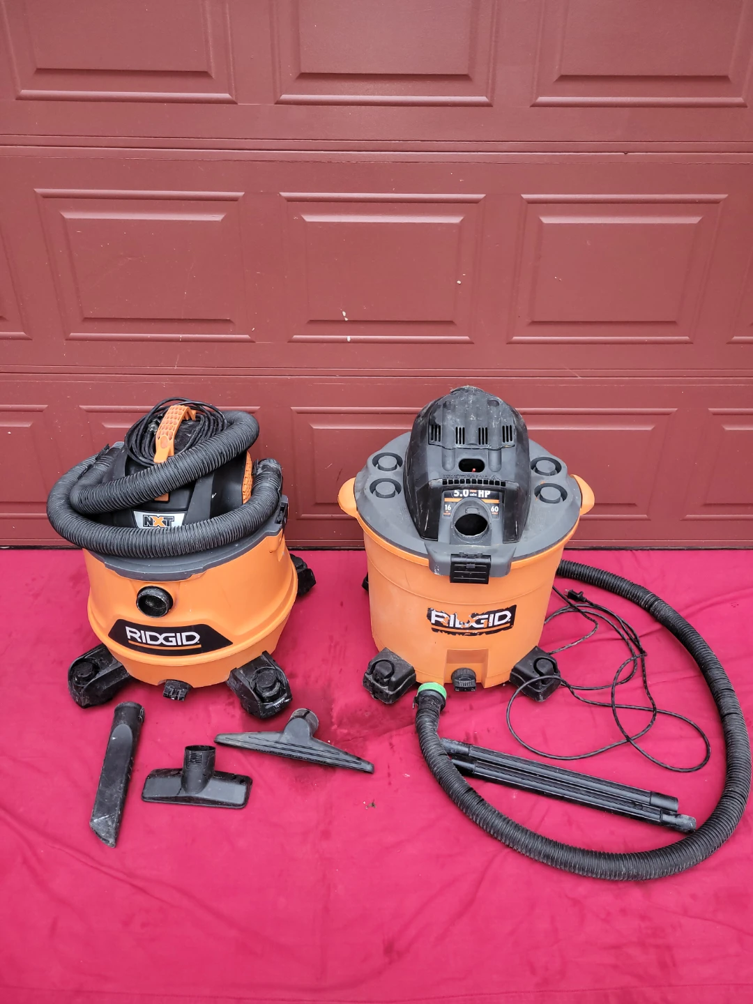 RIDGID 5.0 HP & 6HP Wet/Dry Vac
