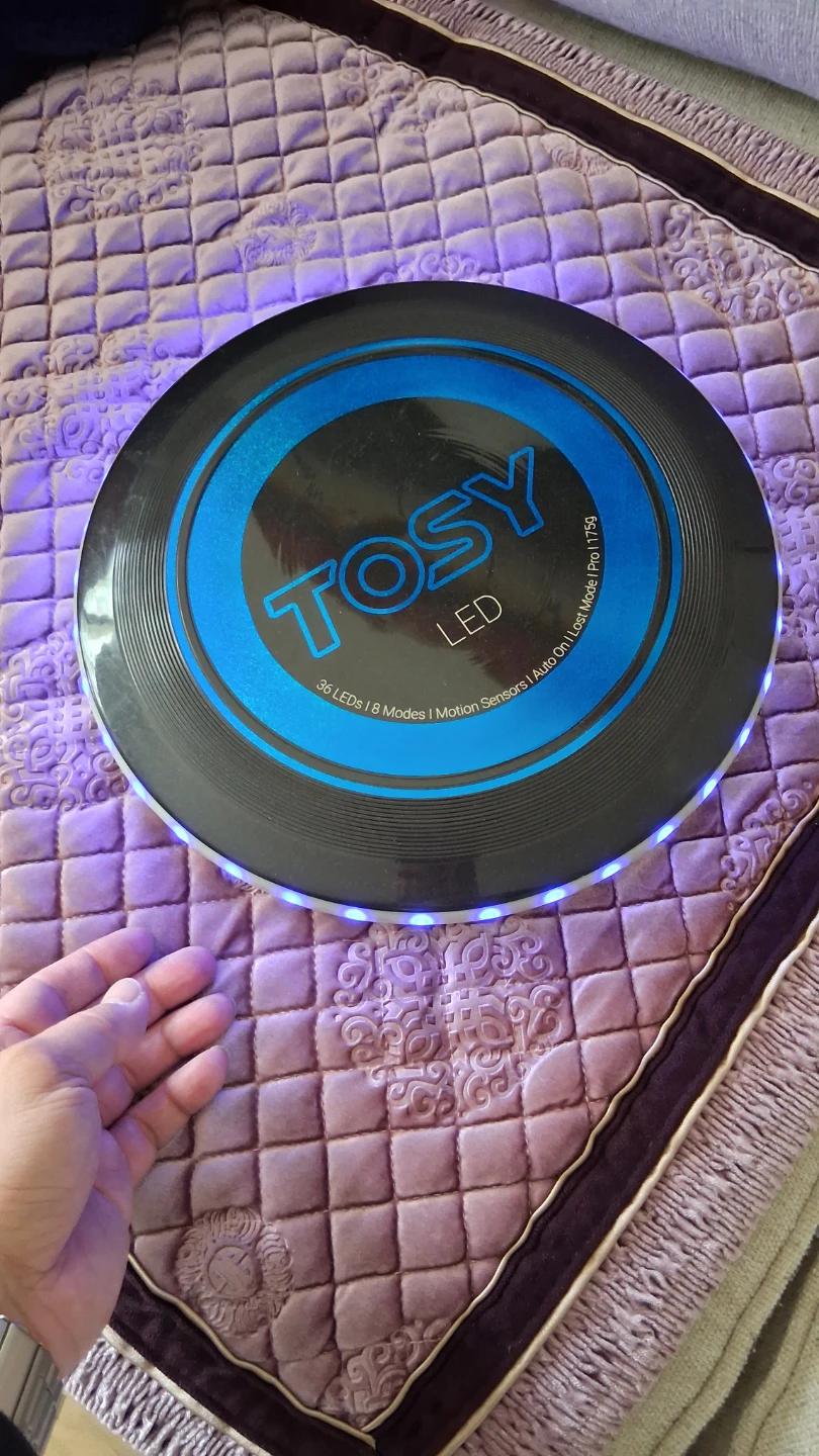 Flying Disc LEDs Super Bright Smart Modes Rechargable Waterproof - photo 3