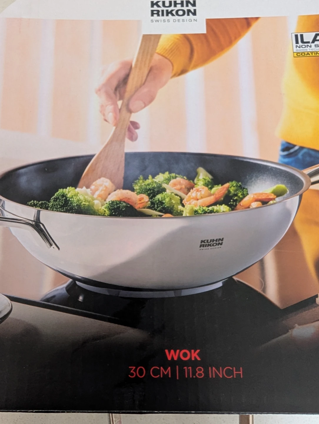 Kuhn Rikon Wok 30cm / 11.8 Inch - photo 2