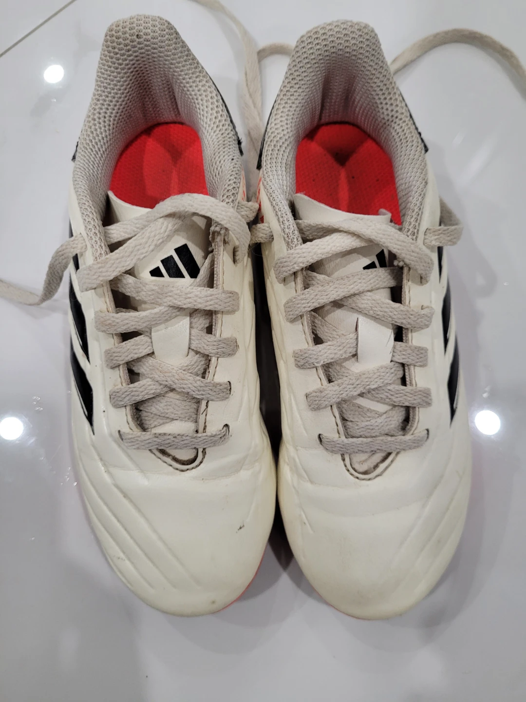 Adidas Copa Soccer Cleats White Black Red