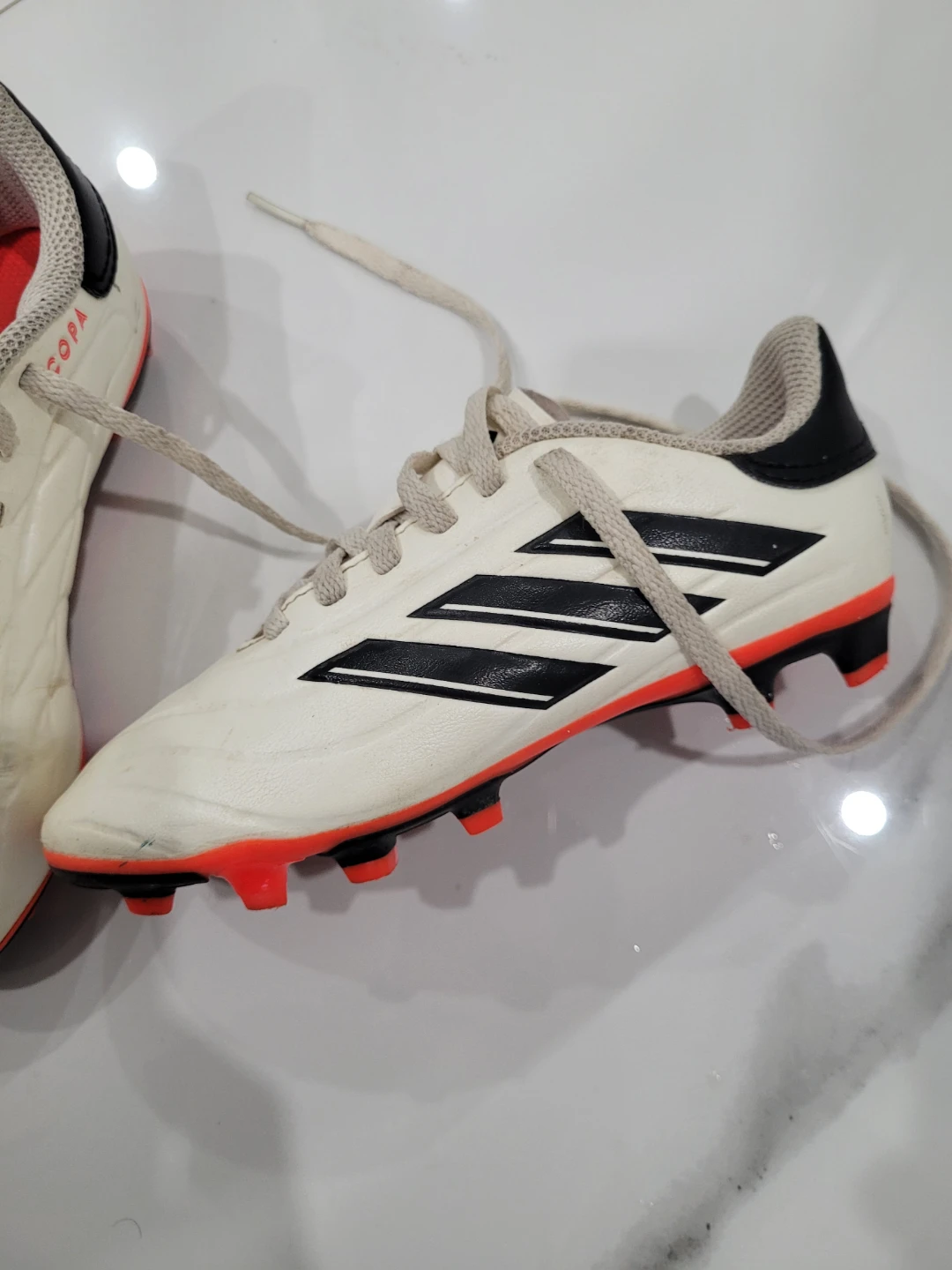Adidas Copa Soccer Cleats White Black Red - photo 2