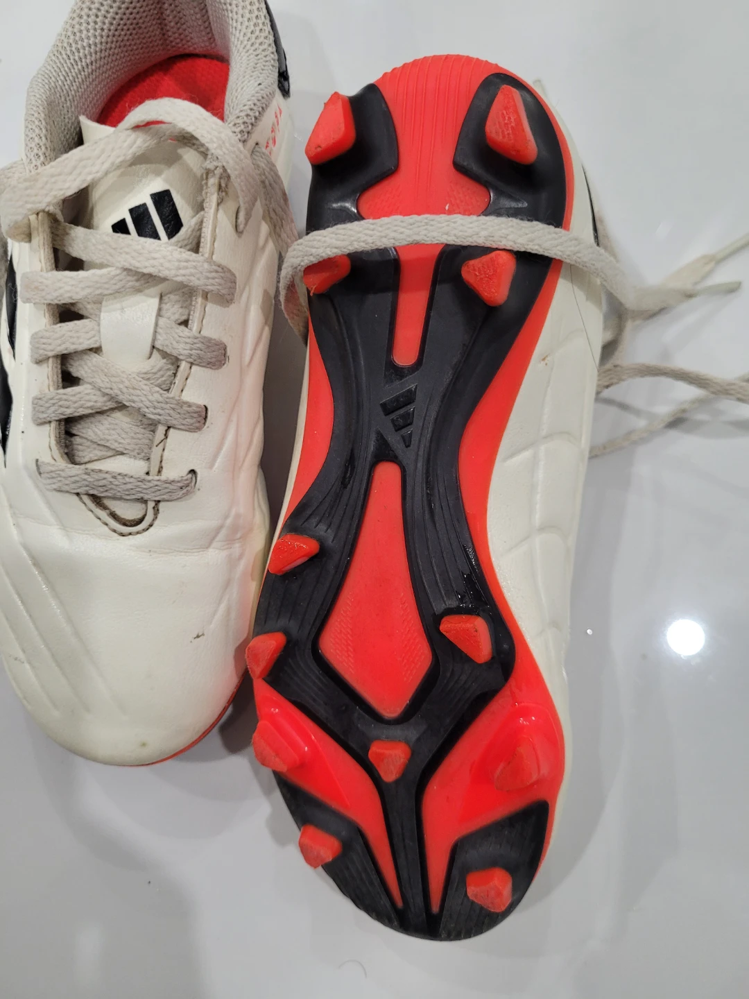 Adidas Copa Soccer Cleats White Black Red - photo 3