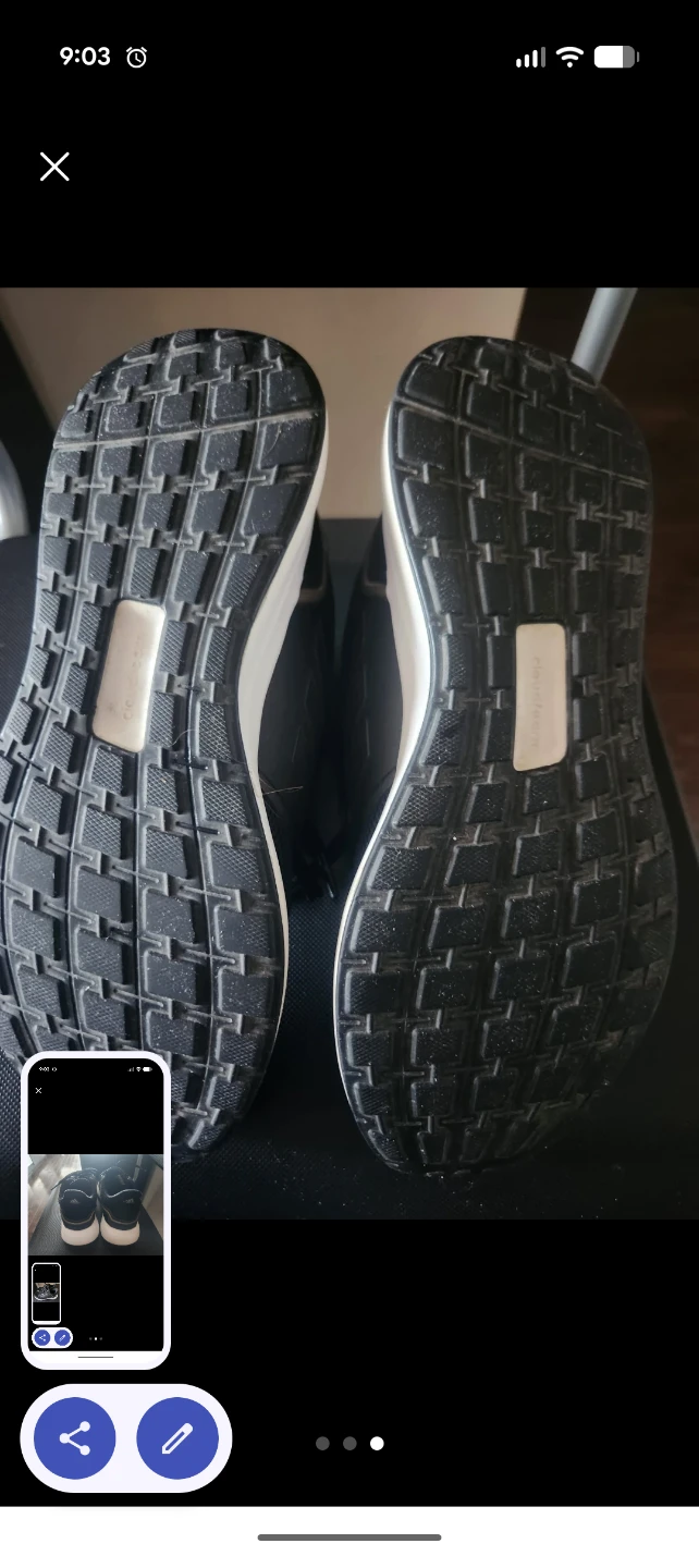 Adidas Black Running Shoes - photo 3