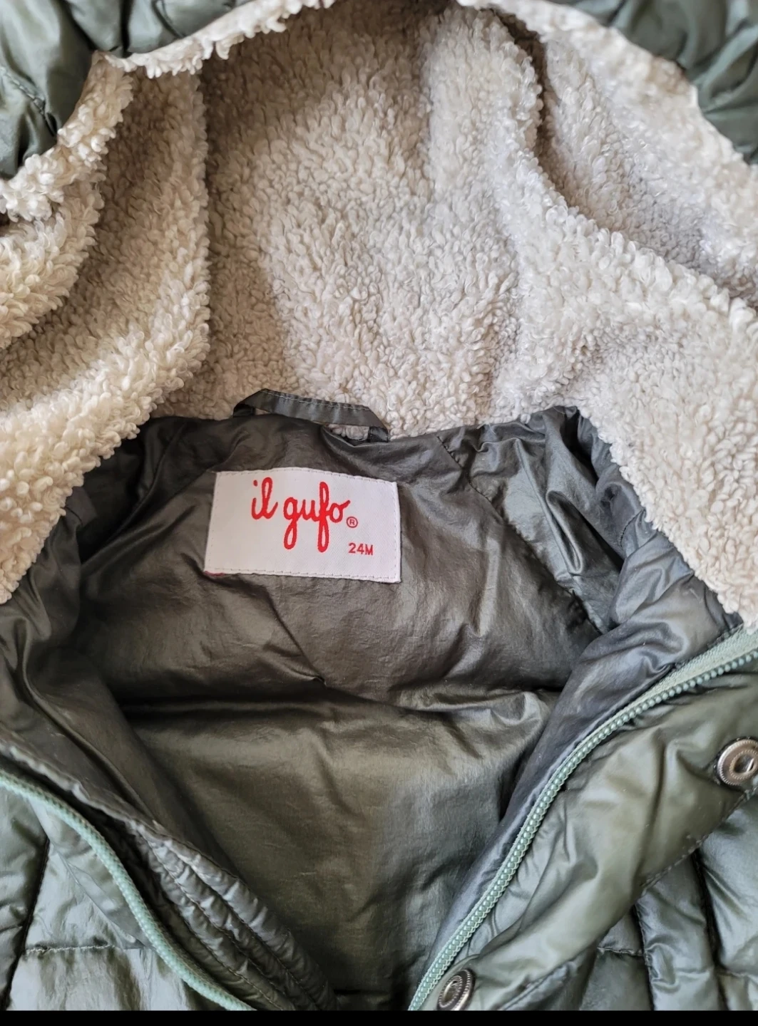 Il Gufo Down Puffer Coat - Green - 24 Months - photo 2