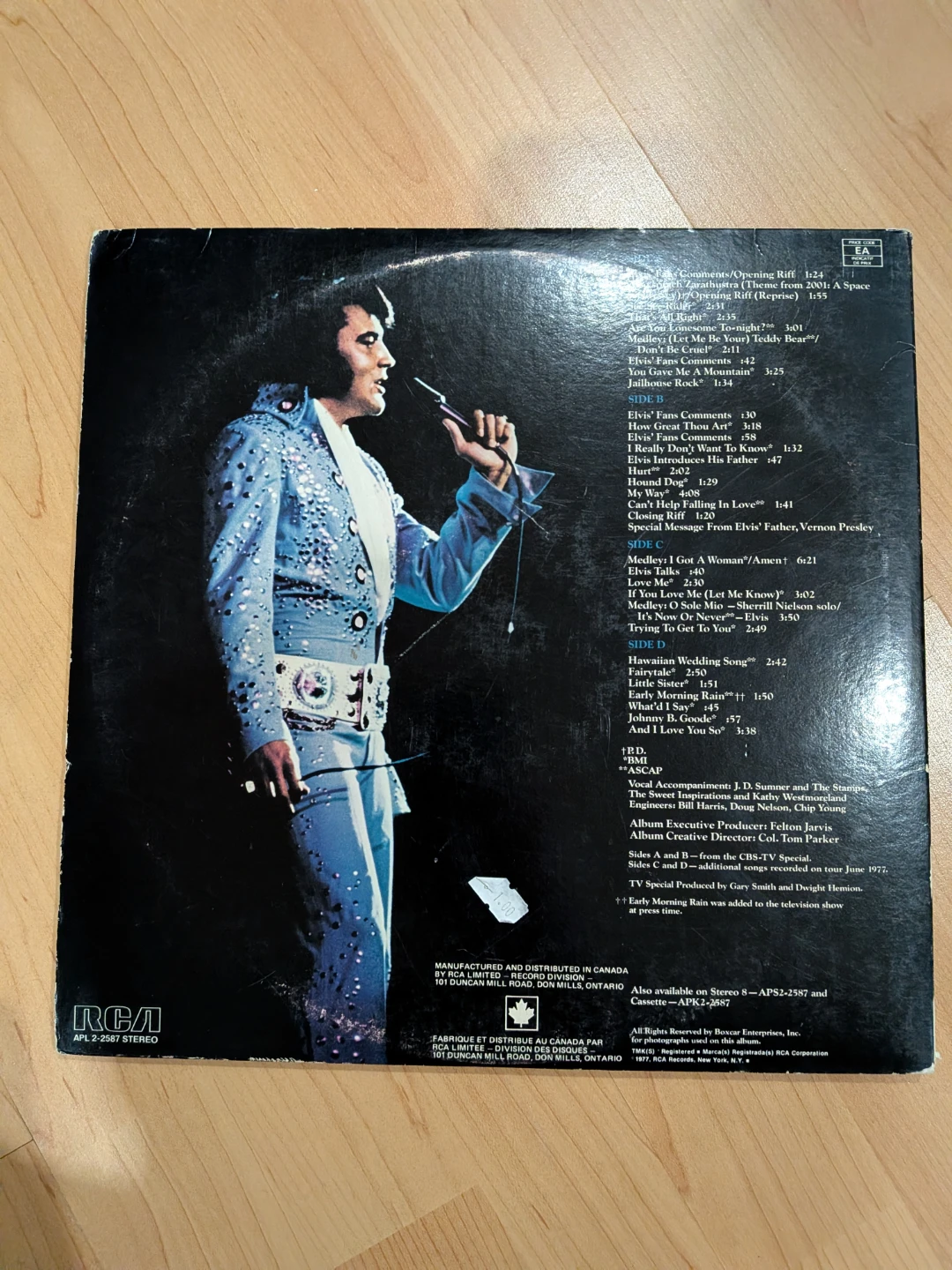 Elvis Presley - Elvis In Concert 2 Record Set Vinyl - photo 2