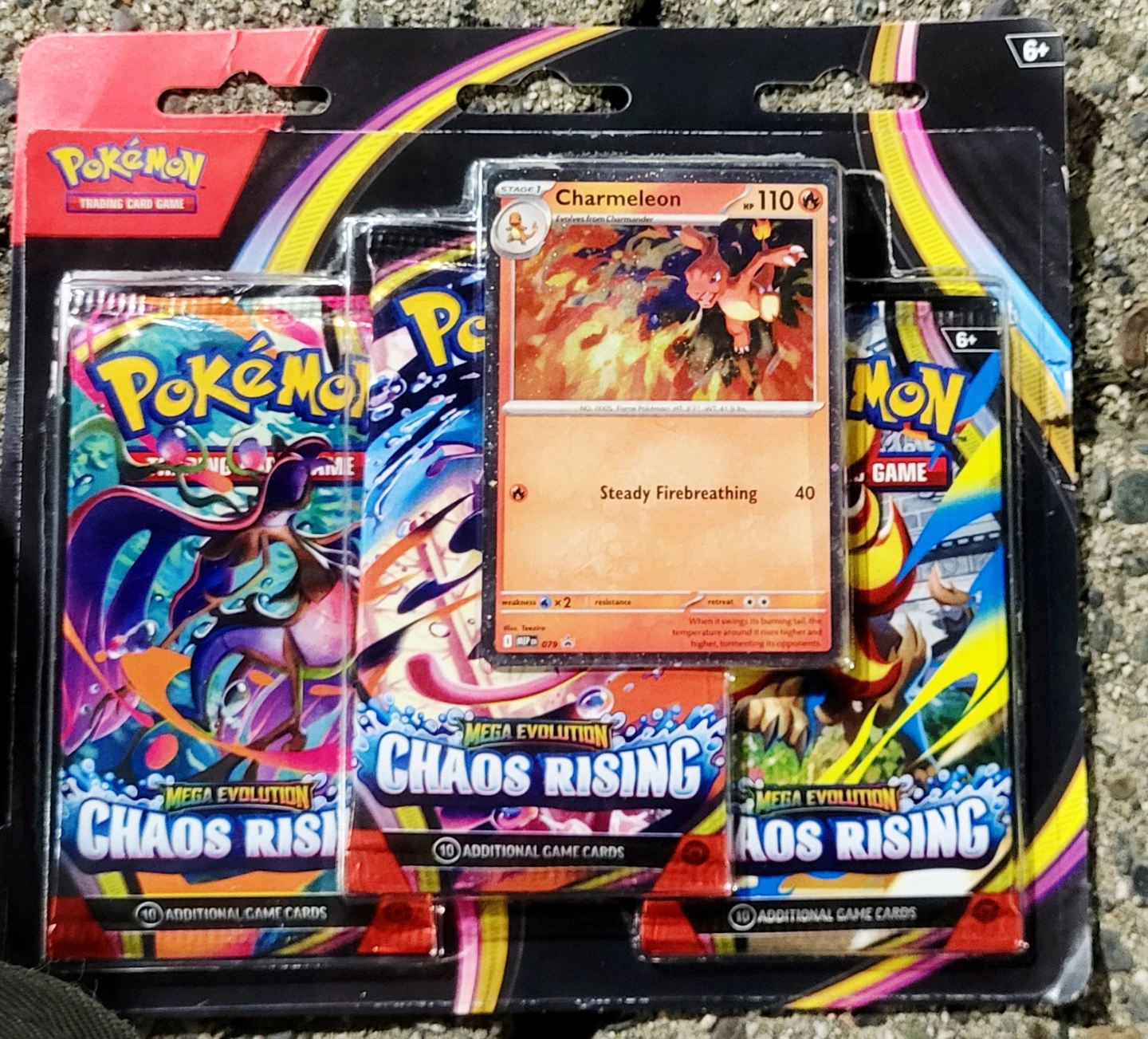 Pokemon Trading Card Game Chaos Evolution Rising Booster Packs