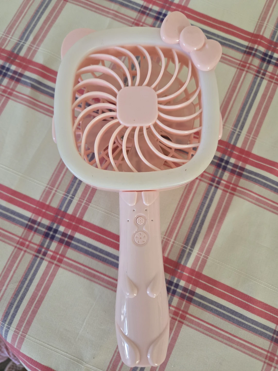 Pink Hello Kitty Handheld Fan