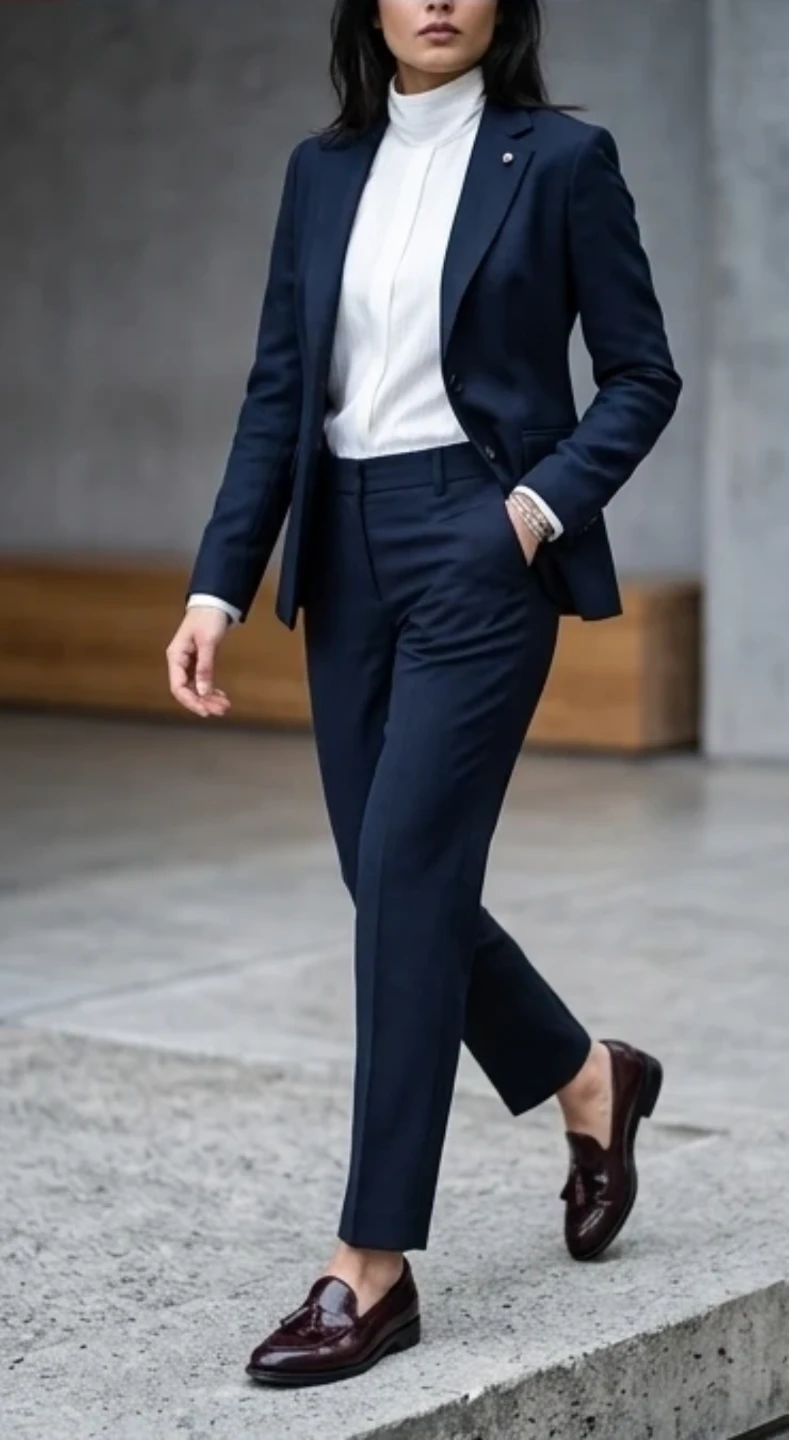 Giorgio Armani Navy Dress Pants - Made in Italy - photo 2
