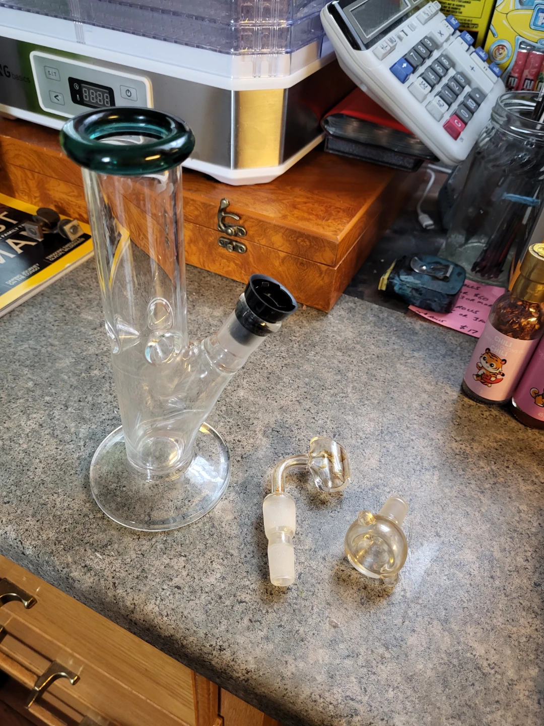 Glass Bong with Accessories
