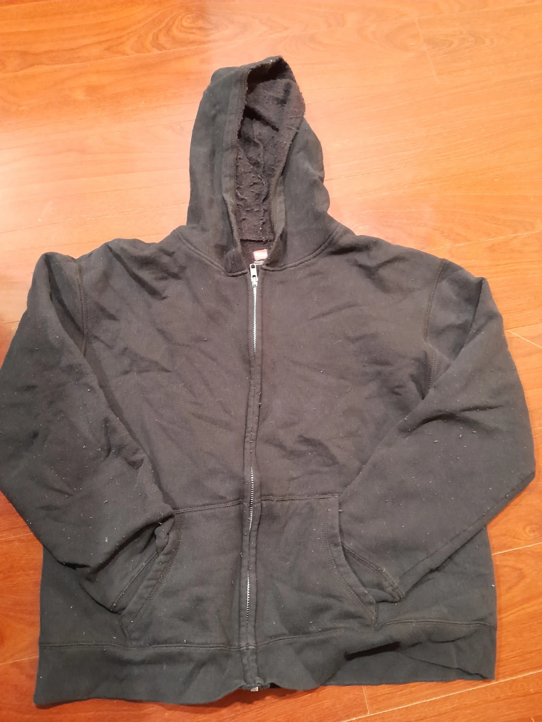 Black Full Zip Hoodie - photo 2