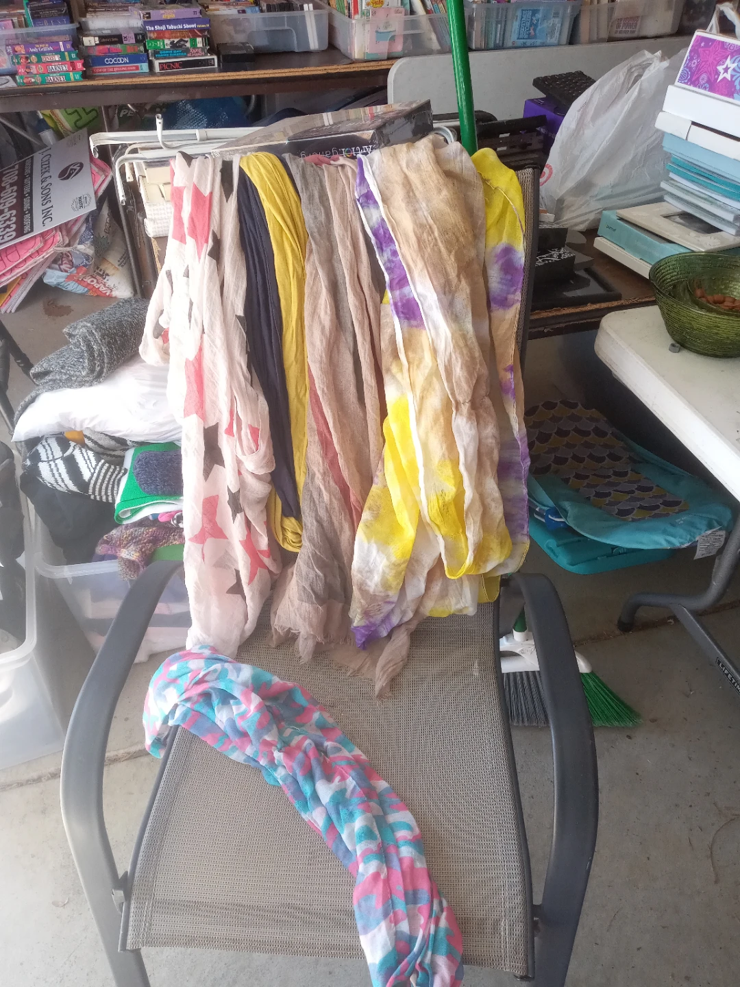Assorted Lightweight Scarves - Multiple Colors & Patterns