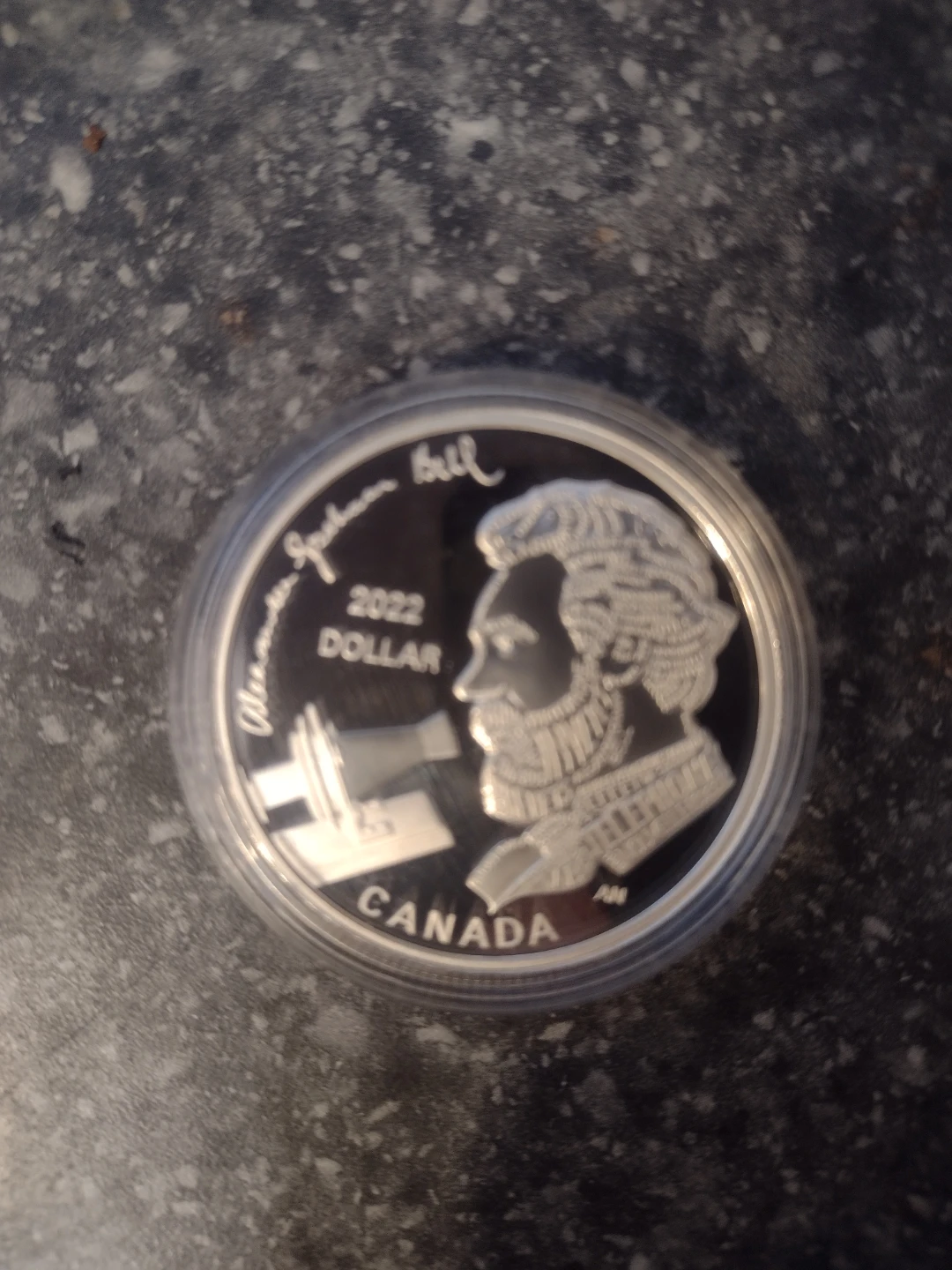 Canada Alexander Graham Bell 2022 Silver Dollar Coin