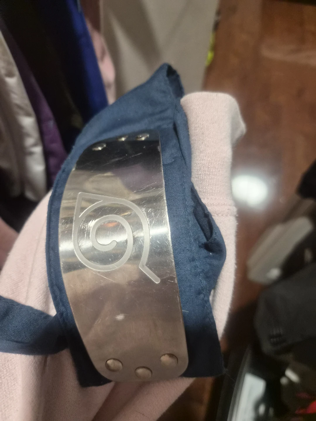 Naruto Konoha Headband Real, Metal.