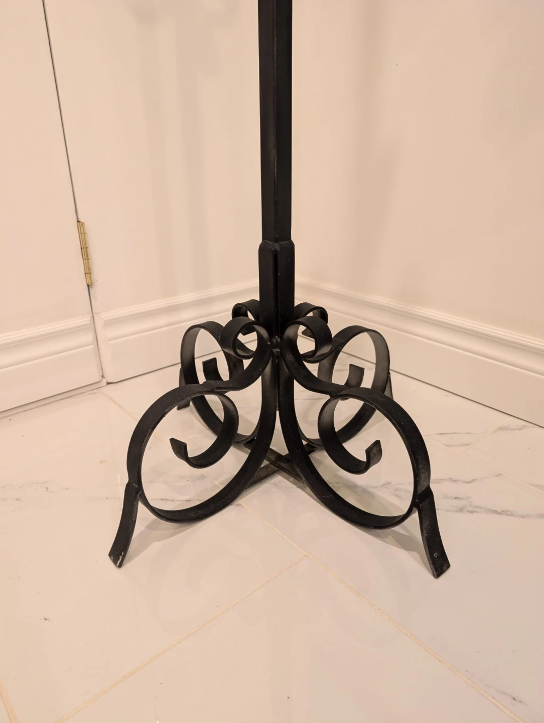 Wrought iron Coat Rack Heavy - photo 3