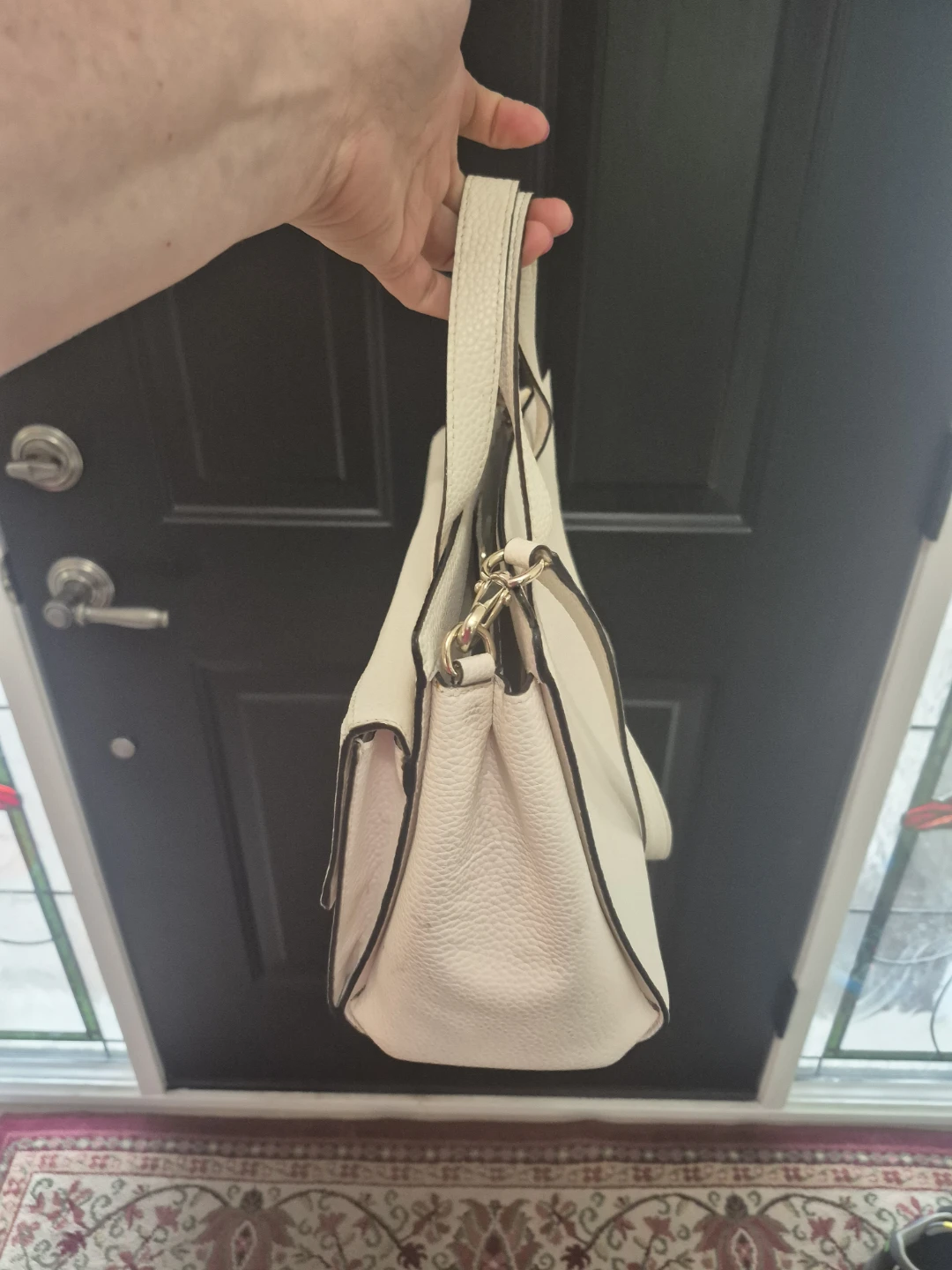 Kate Spade Cream Leather Bow Satchel Handbag - photo 2