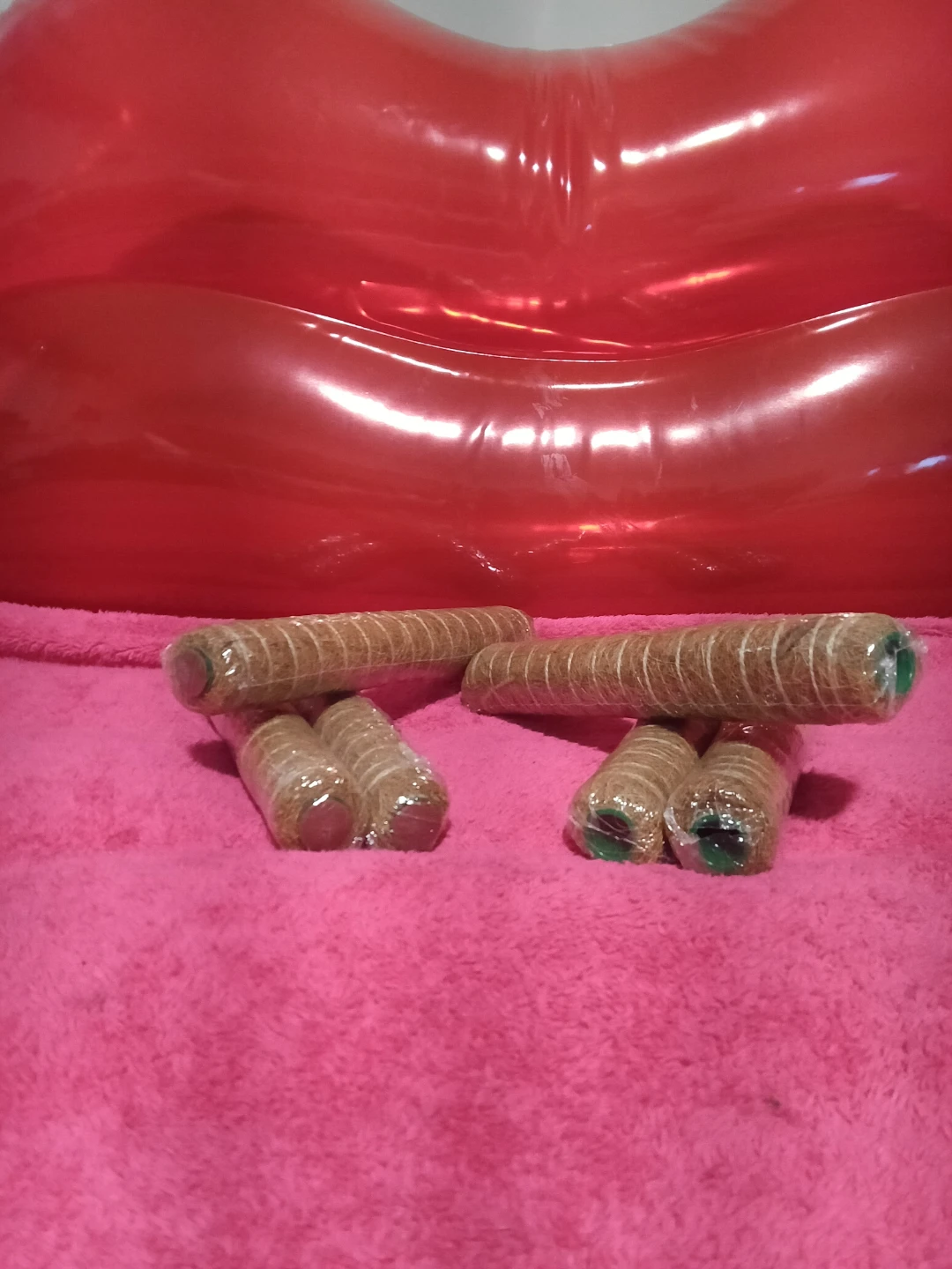 4 Rolls Decorative Coir Totem Poles